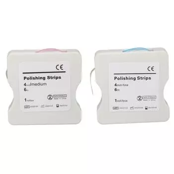 4 мм 6 м стоматологические полировальные полоски смоляные абразивные полоски для полировки зубов шлифовальные полоски для чистки зубов Pink