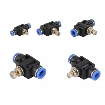 4 мм, 6 мм, 8 мм, 10 мм, 12 мм, интерфейс трубы, регулируемый расход воды, контроль скорости, тройник, клапан, переключатель водопроводной трубы для орошения сада 4mm