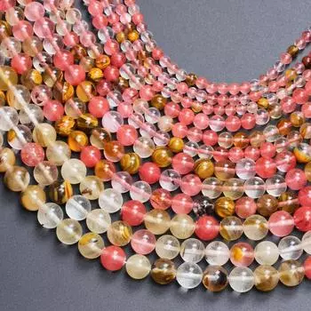 4 мм/6 мм/8 мм/10 мм модные гладкие круглые свободные бусины из камня женские натуральные 20-40 шт. DIY браслет бусины для изготовления ювелирных изделий для девочек очаровательные аксессуары подарки 30Pcs 6mm