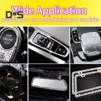 4 мм автомобильная наклейка со стразами самоклеящаяся сверкающая блестящая многофункциональная ручная работа ремесло авто кузов DIY украшения наклейка автомобильные принадлежности белый