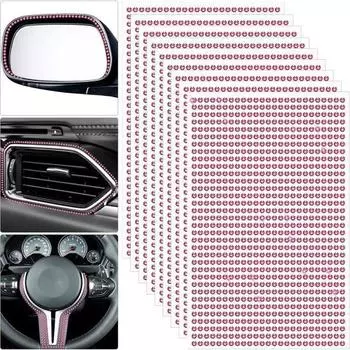 4 мм автомобильная наклейка со стразами самоклеящаяся сверкающая блестящая многофункциональная ручная работа ремесло авто кузов DIY украшение наклейка автомобильные принадлежности белый