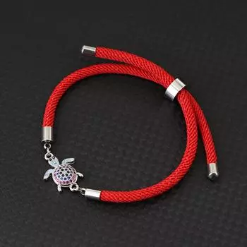 4 мм браслет из миланской веревки для мужчин и женщин, регулируемый плетеный браслет в виде черепахи, летние пляжные украшения, браслет для дружбы и пары Joias чёрный