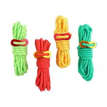 4 мм кемпинг походная палатка аксессуары палатка ветровой трос светоотражающий паракорд светоотражающий зонт веревка жёлтый