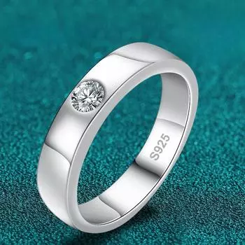 4 мм кольцо с муассанитом для мужчин, стерлинговое серебро 925 пробы, драгоценный камень, лабораторные бриллианты, позолоченные кольца, свадебное обручальное кольцо, ювелирные изделия 16