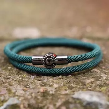 4 мм миланский плетеный браслет из веревки для рук, мужская мода, магнитная пряжка, защита запястья, ювелирные изделия для пар, ручная нить, песочные украшения M красный