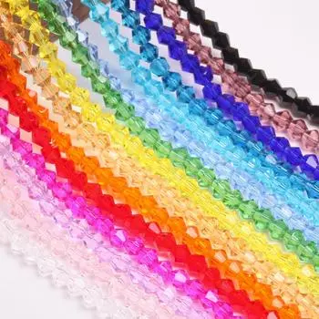 4 мм около 80-90 шт чешские бусины модные кристаллы для изготовления ювелирных изделий бисер подарок 1 нить стекло ручная работа принадлежности для поделок товары для вечеринок дома чёрный