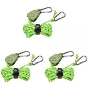 4 мм растяжки регулируемые ветрозащитные светоотражающие аксессуары для кемпинга (зеленый)