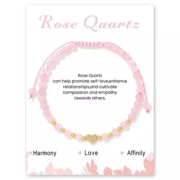 4 мм розовый кристалл любовь серии цепочка на руку агат бирюза плетение браслет украшения подарок