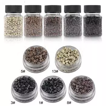 4 мм силиконовые кольца 1000 шт микролинзы бусины с 3 отверстиями плоскогубцы для перьев I кончик волос укладка утка наращивание