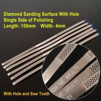 4 мм стоматологическая полировальная палочка для металла, полоска для полировки зубов с одной стороной алмазной шлифовальной поверхности с кольцевой пилой, отбеливание зубов 5 pieces