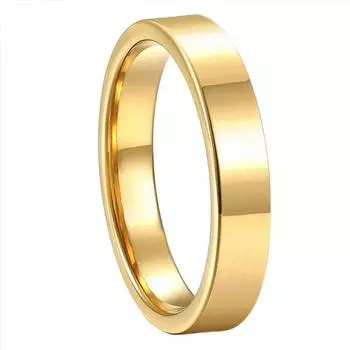 4 мм женские высококачественные вольфрамовые обручальные кольца обручальное кольцо на маленький палец плоское полированное удобное покрой 5