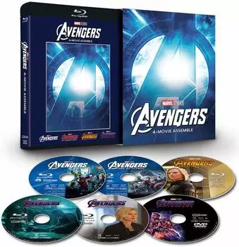 4 Movie Assemble DVD Digital Copy MovieNEX Avengers [Blu-ray + + + World] [Blu-ray]