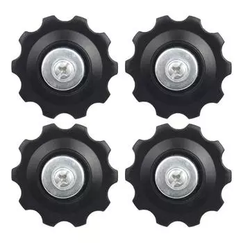 4*Направляющие колеса Аксессуары для велосипеда Черный Для Велоспорта