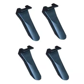 4 новых черных пластиковых вставки, защитные чехлы для зажимов челюстей