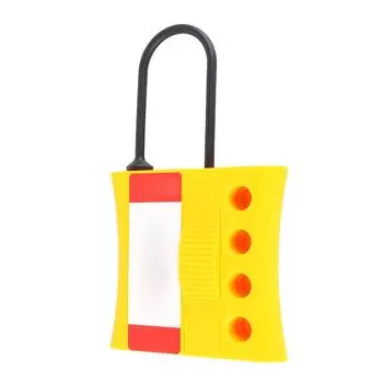 4 отверстия Tagout Lockout Hasp Многофункциональный изолированный безопасный замок с защитой от несанкционированного доступа для навесных замков