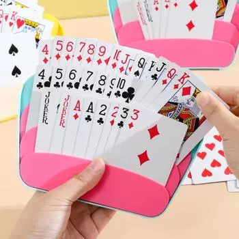 4 пачки инструмента для вставки карт в покер, многофункциональный, устройство для хранения и удержания карт, коробка для карт, не требующая использования рук розы красного