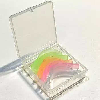 4 пары цветных желеобразных подушечек для завивки ресниц, цветные многоразовые накладные ресницы, патчи для завивки ресниц, подушечки для поднятия ресниц, салон красоты