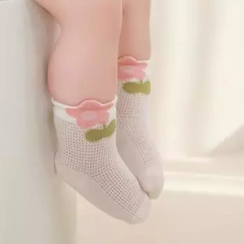 4 пары/компл. От 0 до 5 лет, хлопковые сетчатые детские носки для девочек и мальчиков, детские носки с героями мультфильмов для девочек, модные мягкие красивые детские носки для малышей, летние