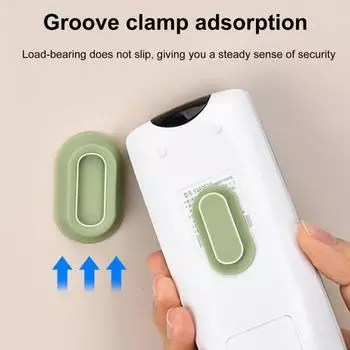 4 пары магнитных держателей для пультов дистанционного управления, легко устанавливаемых, самоклеящихся, настенных, держателей для пультов дистанционного управления