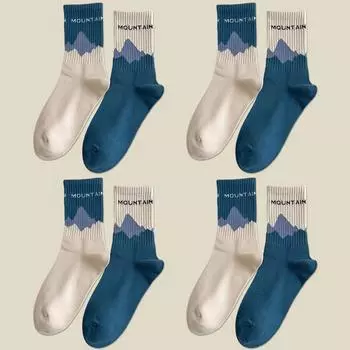 4 пары мужских и женских спортивных носков, удобные повседневные носки с антифрикционным покрытием, унисекс, для ходьбы, тренировок, бега, игры в мяч, носки для экипажа