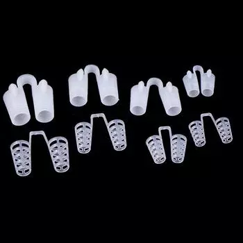 4 пары устройств для зажима носа против храпа, устройства для прекращения храпа, средства для облегчения сна, средства для дыхания против храпа, расширители носа для лучшего сна Round Box