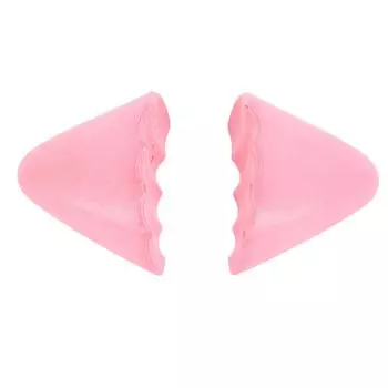 4 пары вставок для пальцев ног, утолщенная мягкая полиуретановая пена, противоскользящий наполнитель для носков обуви на высоких каблуках розовый