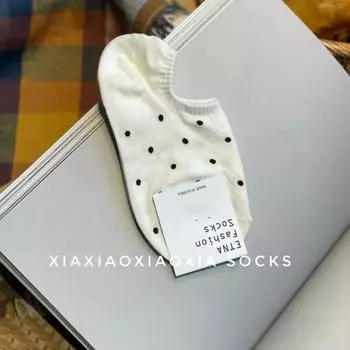 4 пары женских носков на весну и лето, мультяшные, силиконовые, нескользящие, дышащие, невидимые, из чистого хлопка, носки для ботильонов, мягкие