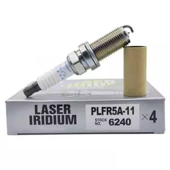 4/PCS 6240 PLFR5A-11 Иридиевая свеча зажигания для Peugeot 406 407 Nissan X-trail Almera QR20DE VQ35DE Citroen C5 C6 Infiniti Reault 4pcs
