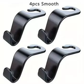4 PCS Auto Seat Headrest Hook Storage Hanger Car Vehicle Back Seat Organizer Holder For Bag