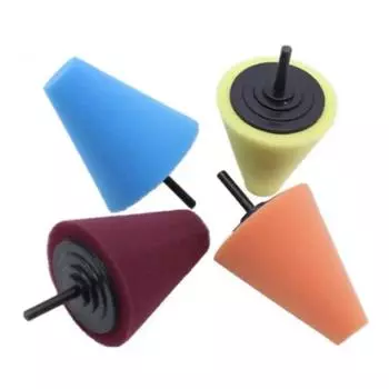 4 PCS Car Hub Polishing Sponge Grinding Head Burnishing Ball Wheels Polishing Kit Polishing Polishing Kit