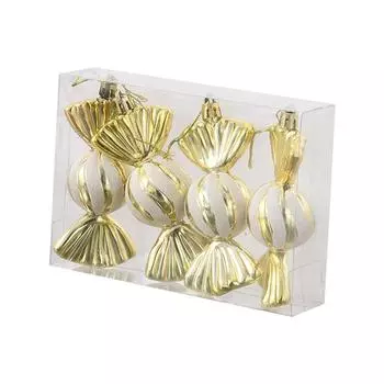 4 Pcs Christmas Candy Pendant Decoration Lovely Christmas Tree Ornaments for Celebration Birthday New Year Indoor Holiday зелёный