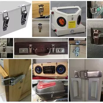 4 Pcs Duck-Mouth Buckle Mini Lock Gift Suitcase Case Buckles Toggle Hasp Latch one size