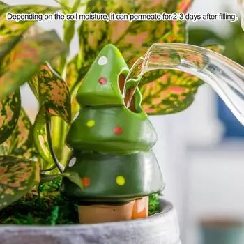 4 шт. самополивающиеся шипы для рождественской елки керамические шары для полива растений экологически чистые кашпо