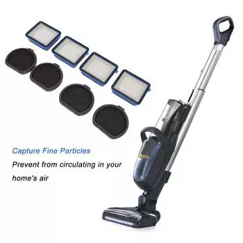 4 PCS Vacuum Cleaner Filters Kit for Electrolux PF91 5EBF PF91 5BTF PF91 6BWF Filters Elements Replacement Parts
