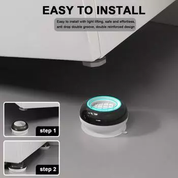 4 шт. Стиральная машина фиксированные колодки шумоподавляющие ударопрочные антивибрационные стиральная машина подъемные ножки основания бытовые принадлежности белый