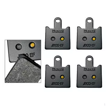 4 передние дисковые тормозные колодки, прямая замена для Kawasaki ZX6R 636 2007-2012 гг.