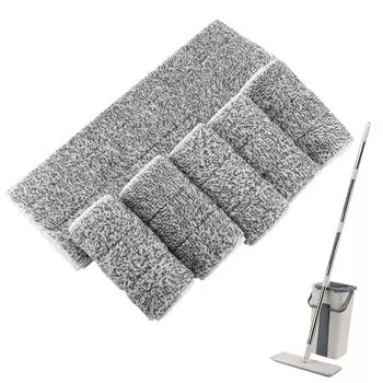 4 piece/6 piece Home Cleaning Mop Replacement Pad Washable Spray Mop Pad Replacement Microfiber Pads Mop Accessories