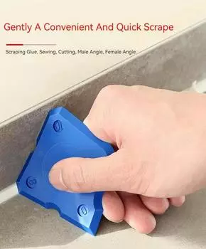 4-piece Set Of Caulking Tools, Silicone Seam Sealant Applicator, Scraper Edge Repair Tool, Ceramic Tile Glass Edge Cleaner