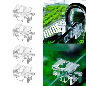4 шт. Акриловый держатель для мягкой трубки для аквариума для удержания шланга насоса for 22mm