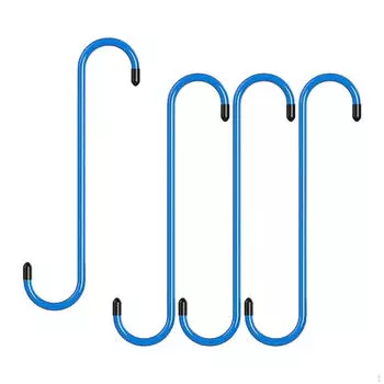 4 крючка для тормозного суппорта длиной 7,7 дюйма для тормозов, подшипников, аксессуаров для осей из легированной стали синий