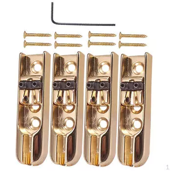 4 шт. шестигранные ключи и винты для струн бас-гитары электрогитары аксессуары чёрный