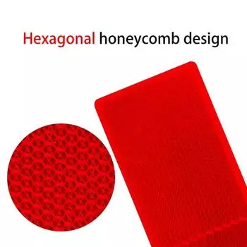 4 Pieces Car Night Reflective Warning Signs, Car, Truck, Motorcycle Universal Safety Warning Sign Stickers, Reflective Signs 15 cm x 5 cm