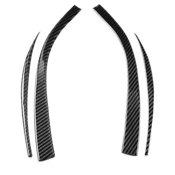 4 pieces decorative door trim imitation carbon fiber for toyota supra a902019-2022