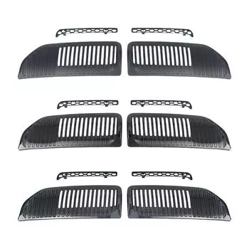 4 шт. Передняя нижняя решетка вставная сетка антипылевая сетка, пылезащитная сетка крышка напрямую заменяется для Yuan Up аксессуары матовый черный