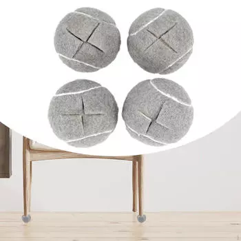 4 шт. Чехлы для ножек мебели, колпачки для стульев, защитные накладки на пол, теннисные мячи, форма для пола серый