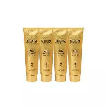 (4 pieces) Shirim 24K Gold Peptide Lifting Mask 100ml/peel-off type elasticity mask, 1 piece, 4 pieces