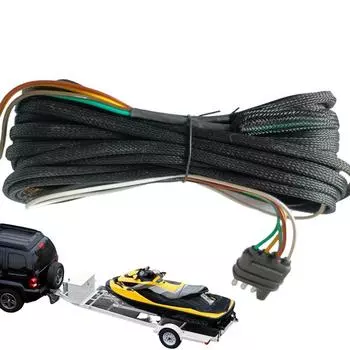 4-контактный жгут проводов для прицепа, соединительный провод для прицепа, жгут проводов для лодочного прицепа, жгут проводов с черной защитной крышкой для spain