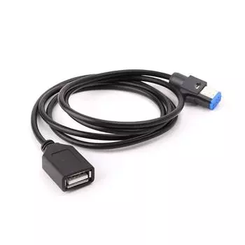 4 Pin USB Radio Audio Adapter Extension Cable For Nissan Teana Qashqai CD Player