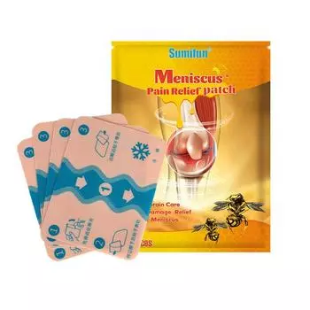 4 пластыря/пакетик пластыря Jiuguang с пчелиным ядом Ice-sense для облегчения боли и холодного компресса, эластичная ткань для медицинского вспомогательного ухода 4pcs