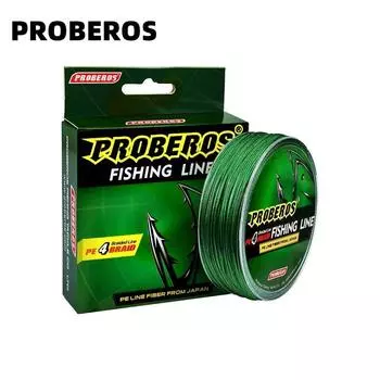 4 плетеных 100-метровых провода Dali Horse Fish PE провод 0,4#-10# плетеный провод 0.4/6LB красный